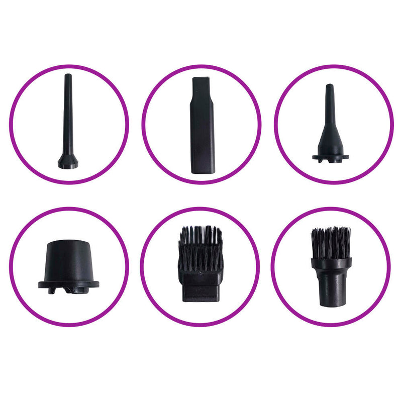 Aspirador de Mano Inalámbrico 4 en 1 con Soplador y Compresor, USB, para Hogar y Coche
