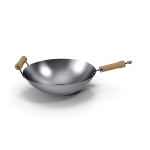 Wok de Acero al Carbono